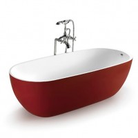 Modern Bathtub Artificial Stone Small Bathtub