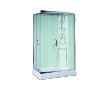 high quality ready shower aluminum sliding door cabin rectangle tempered glass shower cabine roller double up single down