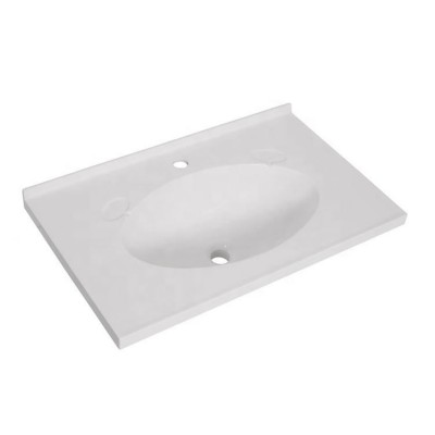 high quality  vanity  top with undermount sink water basin wash basin sizes in inches