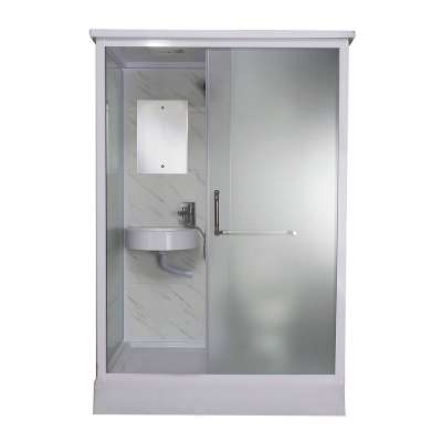 Factory supplier all in one bathroom prefab shower cabin with toilet