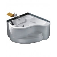 2013 New Product ABS Half-Round Small Corner Bathtub ABS A-Frame Signs Enclosure Bathtub