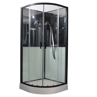 Hot sale cabina de ducha prefab bathroom mirrored shower cubicle